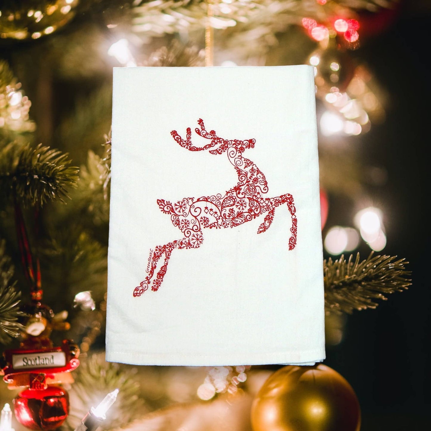 Reindeer Kitchen Towel