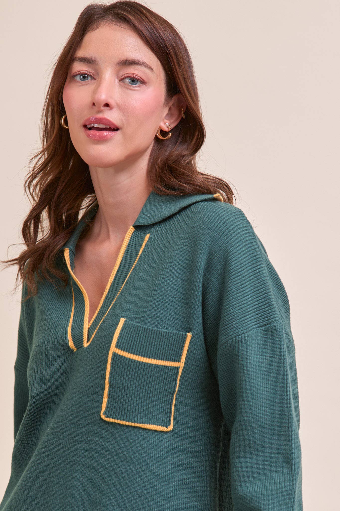 Ribbed Pullover Sweater