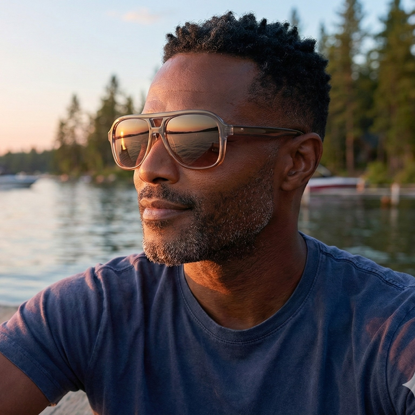 Dax - Cruz - Unisex Aviator Sunglasses – Polarized Hair-Friendly