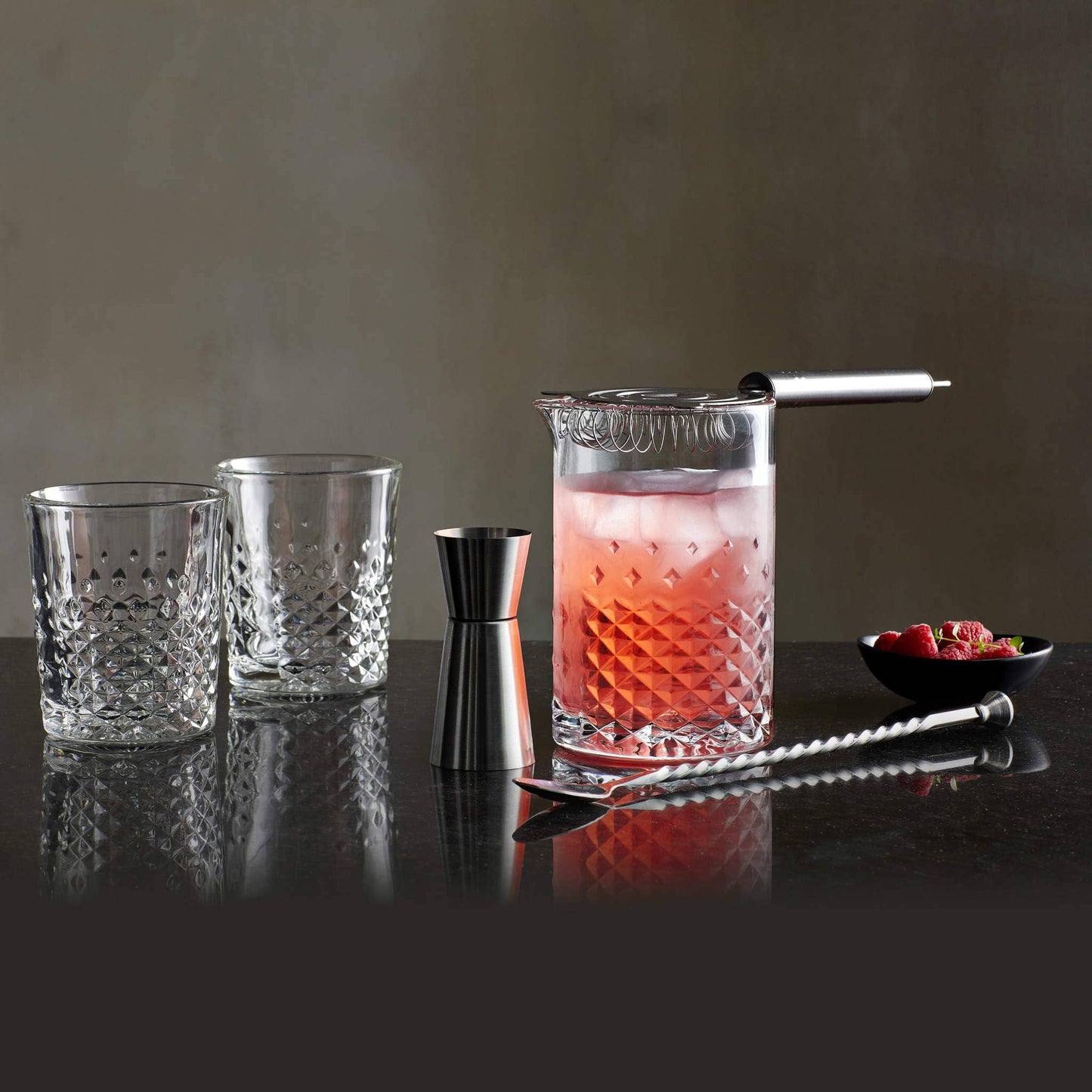 Libbey Classic Cocktail Carats 4-Piece Bar Mixing Set