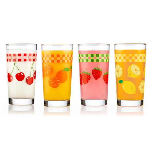 Libbey Vintage Juice Glasses, Set of 4