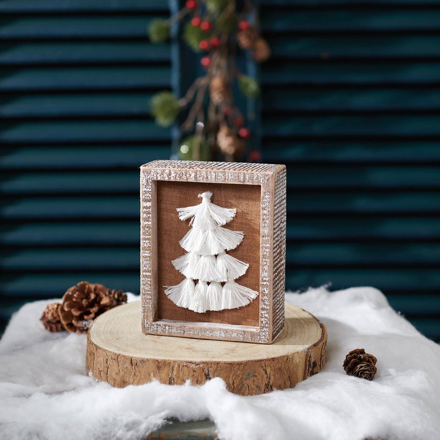 Tassel Tree Inset Box Sign