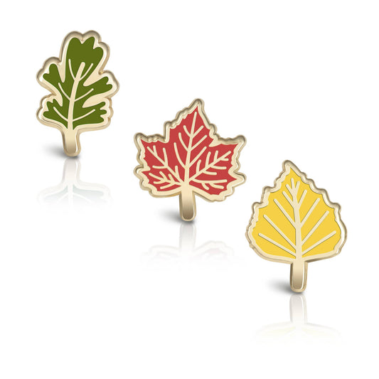 Fall Leaf Enamel Pins