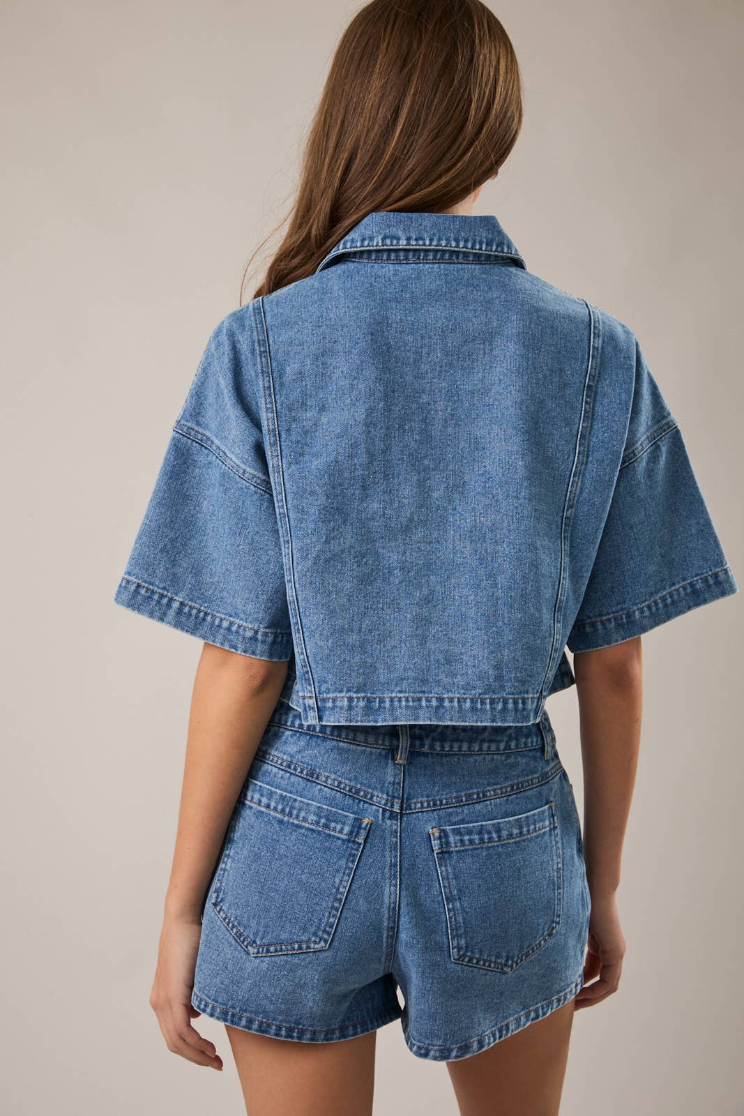 Denim Crop Top