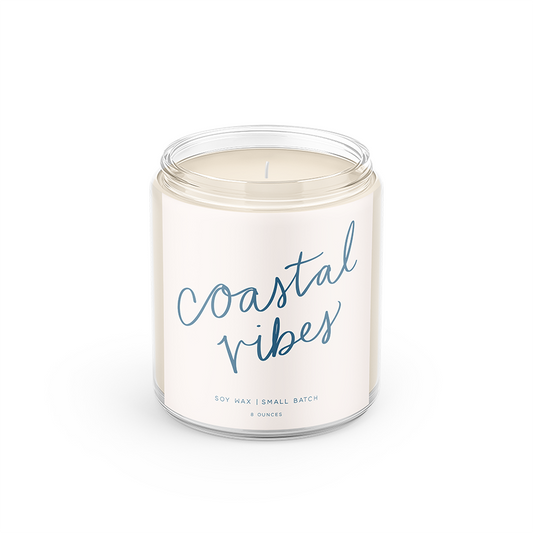Coastal Vibes Candle | Floral + Amber
