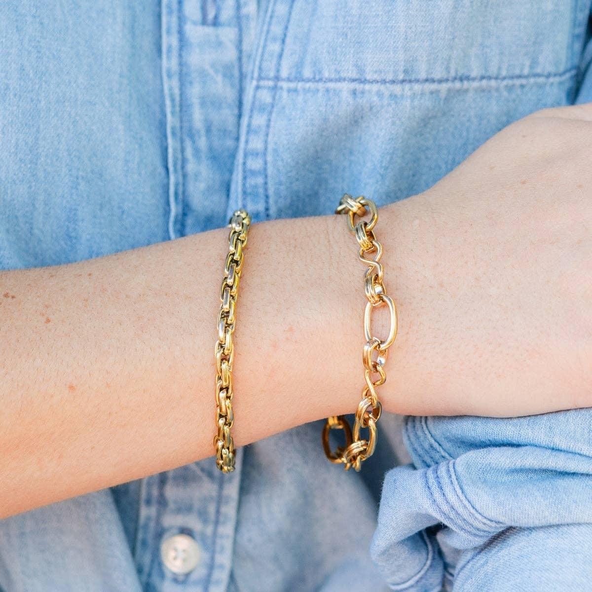 Statement Chain Bracelet, Water-Resistant