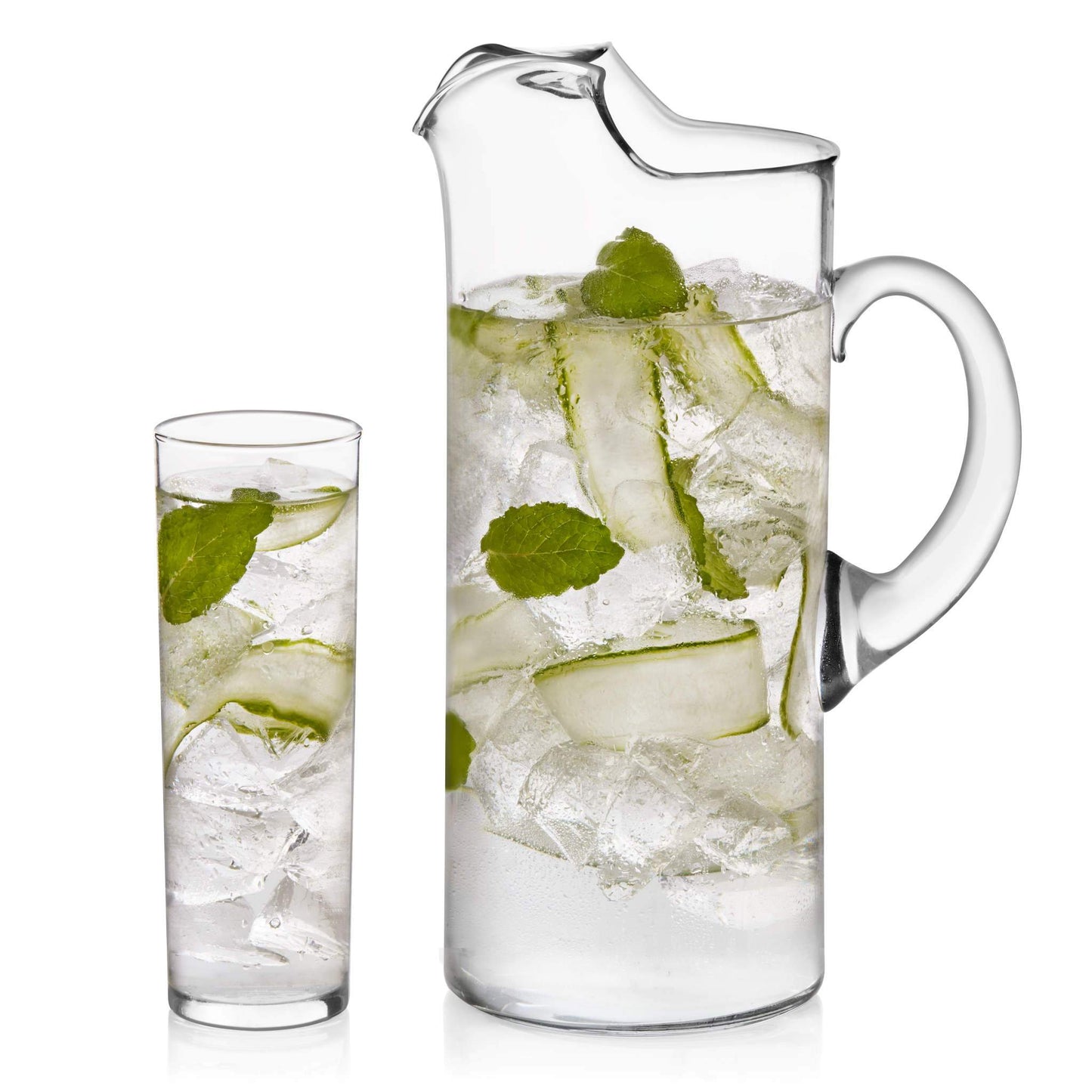 Libbey Modern Bar Boozy Brunch Pitcher Set with 6 Glasses