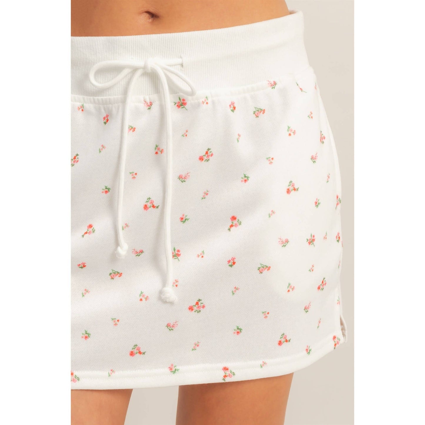 Floral Print Skirt