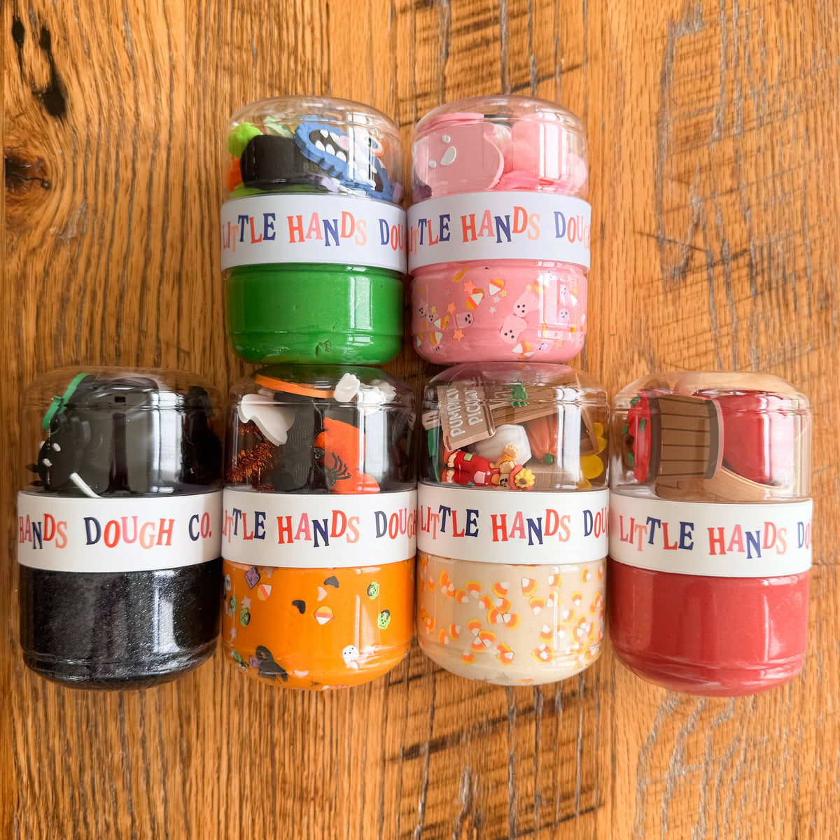 Pumpkin Patch Playdough To-Go Jar