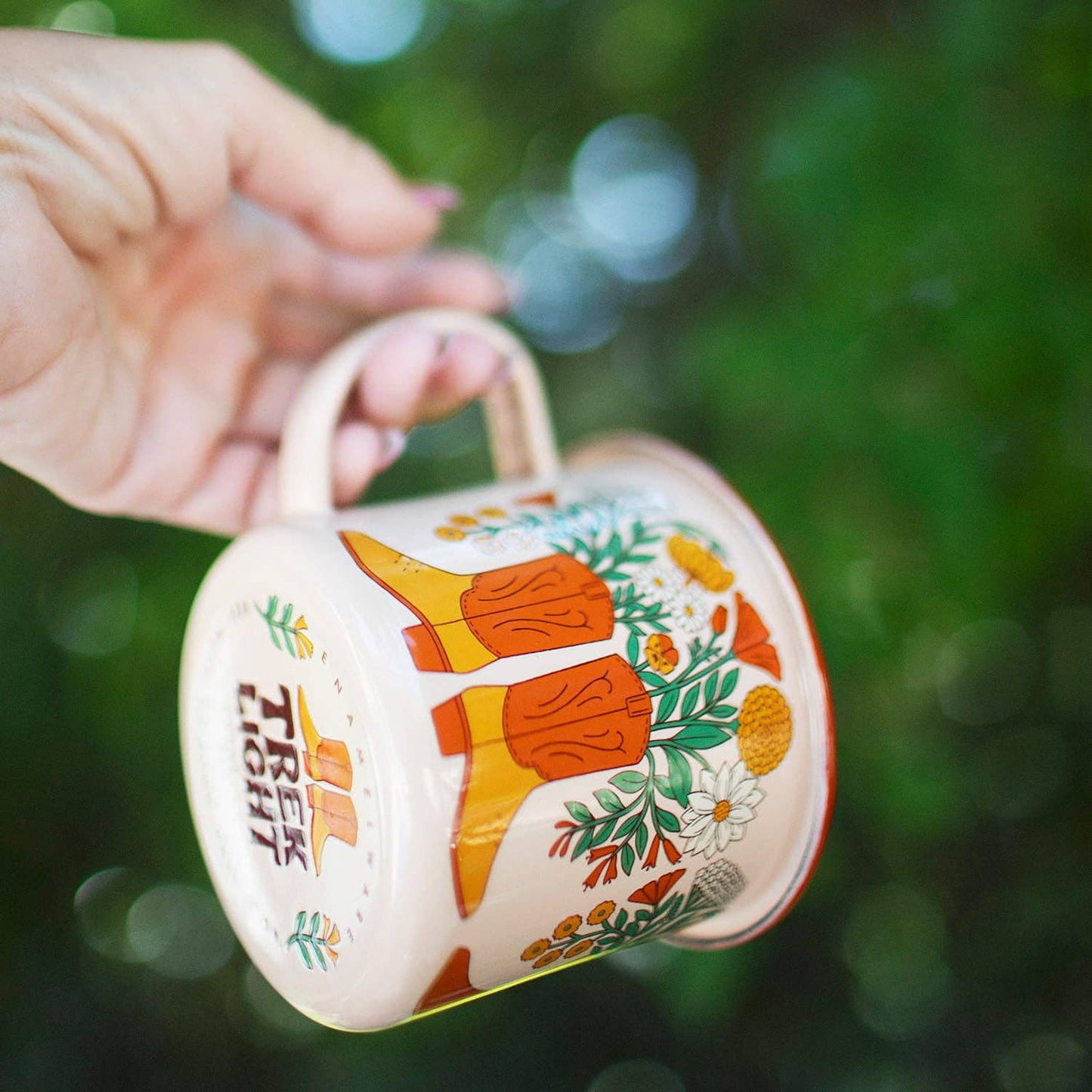 Enamel Cowboy Coffee & Camp Mug