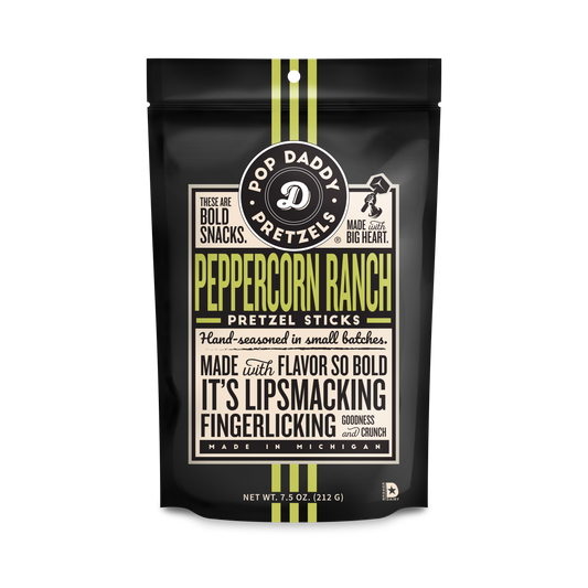 Pop Daddy – Peppercorn Ranch Seasoned Pretzels 7.5oz