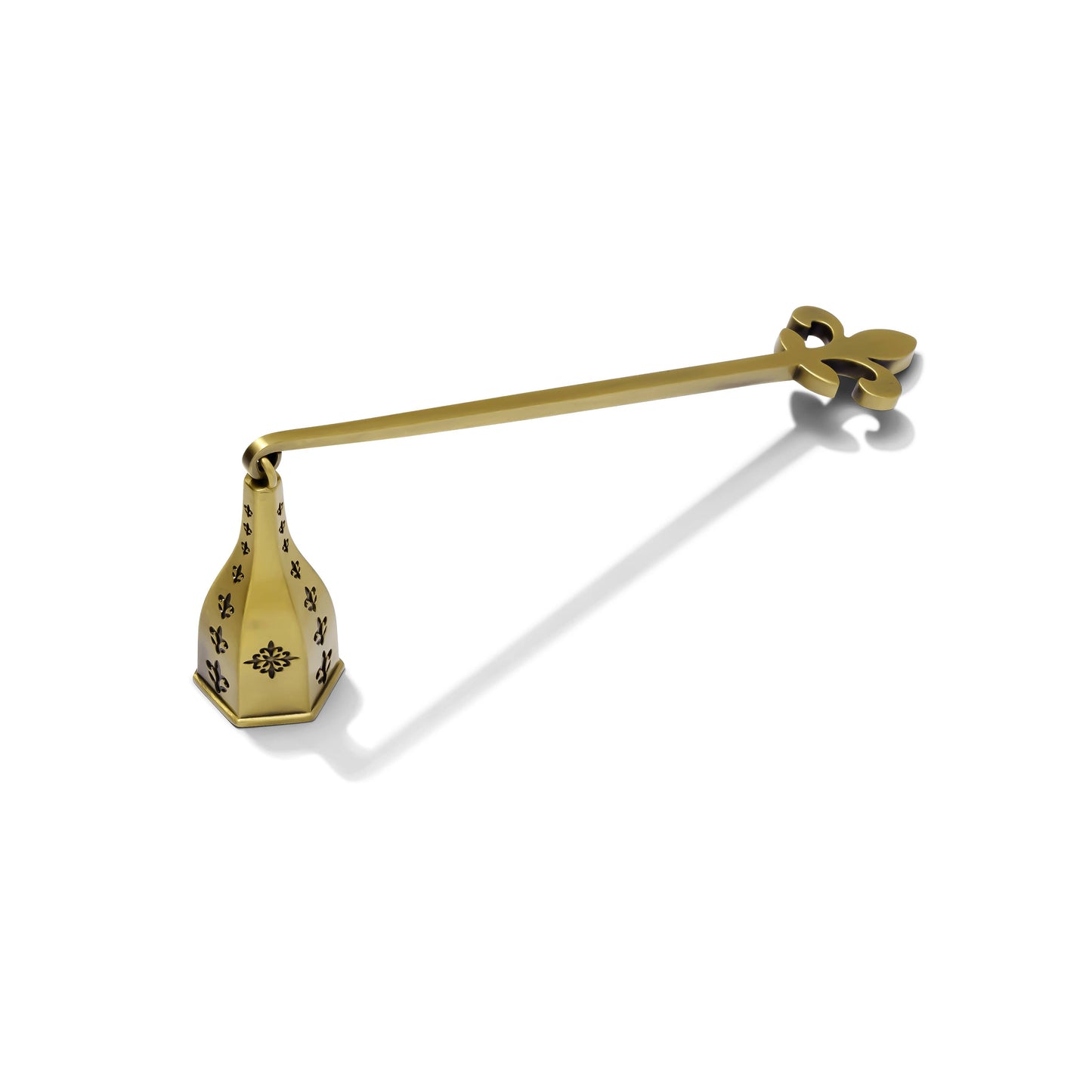 Fleur De Lis Snuffer With Antique Brass Finish