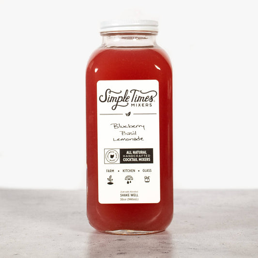Blueberry Basil Lemonade | All Natural Cocktail Mixer