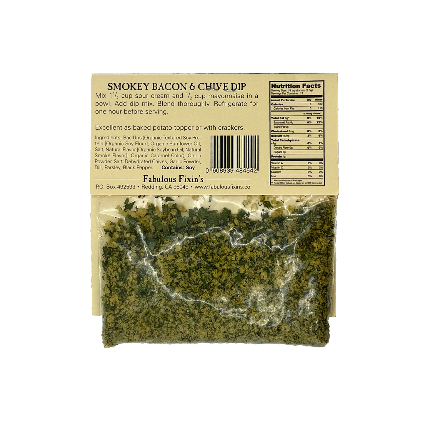 Smokey Bacon and Chive Dip