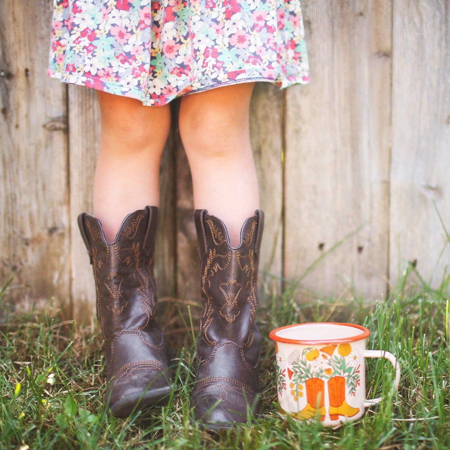 Enamel Cowboy Coffee & Camp Mug