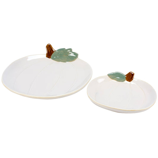 White Pumpkin Plate