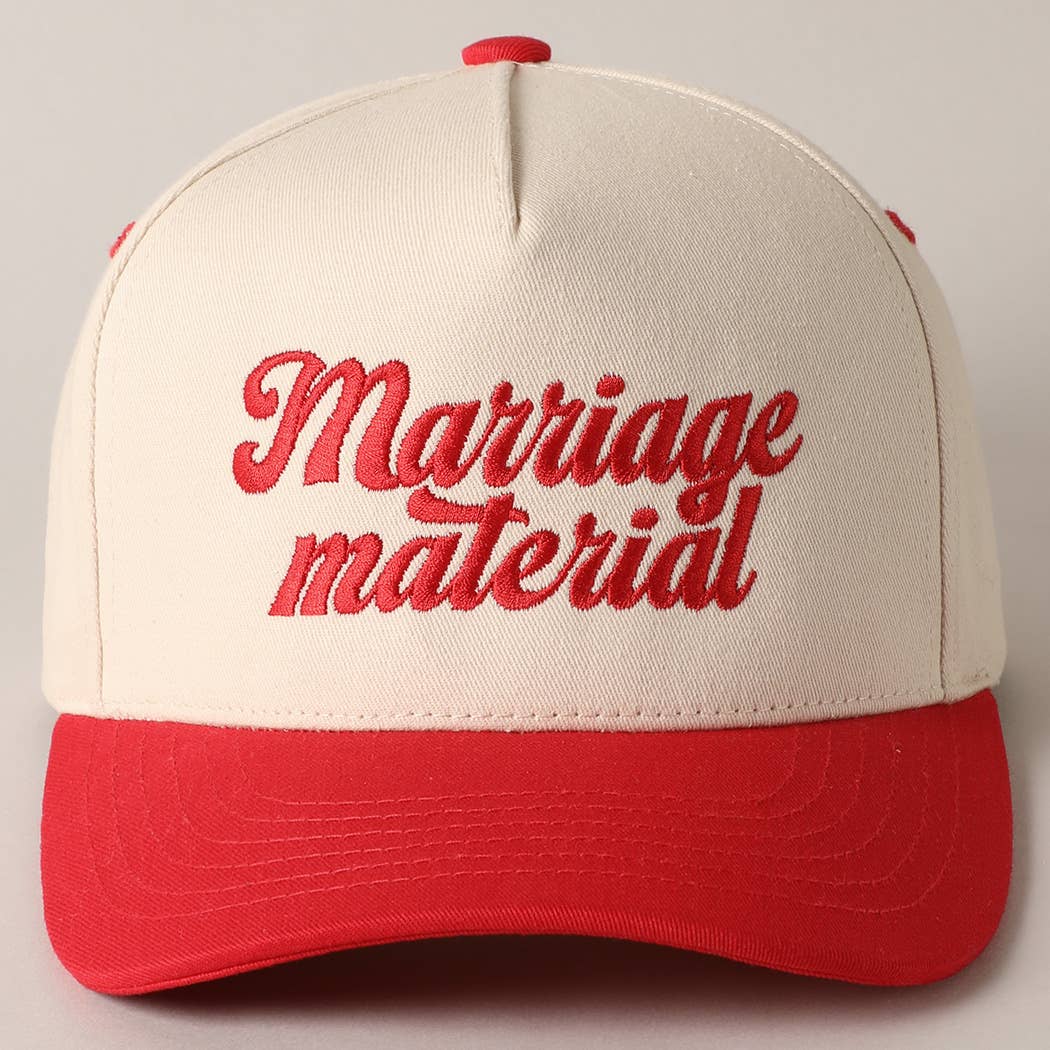 Marriage Material Two Tone Trucker Hat