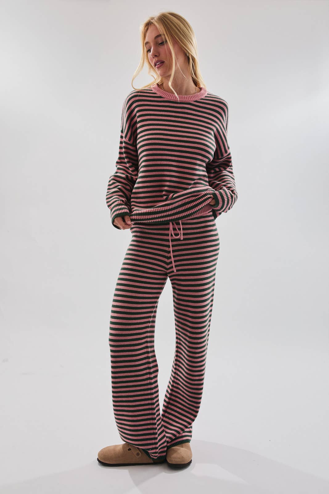 Stripe Sweater Set