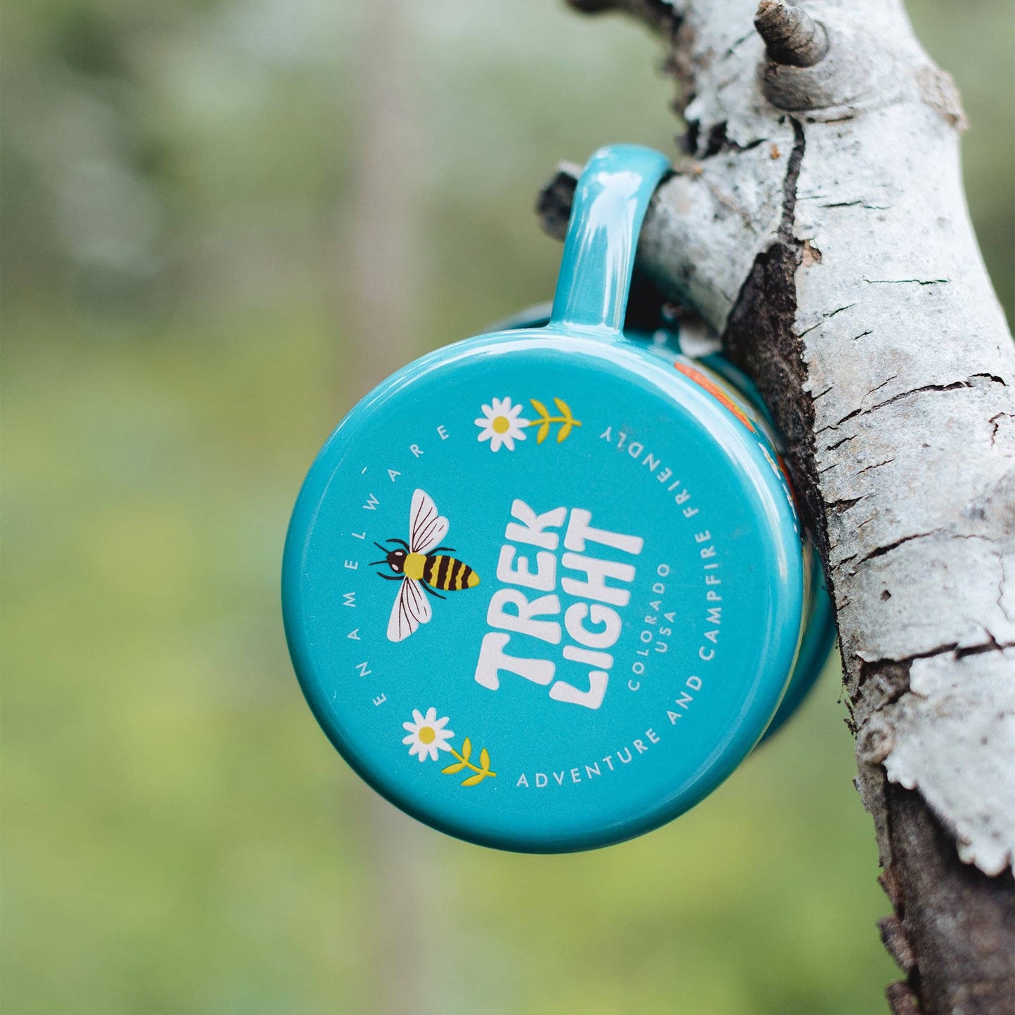 Enamel Poppies Coffee & Camp Mug
