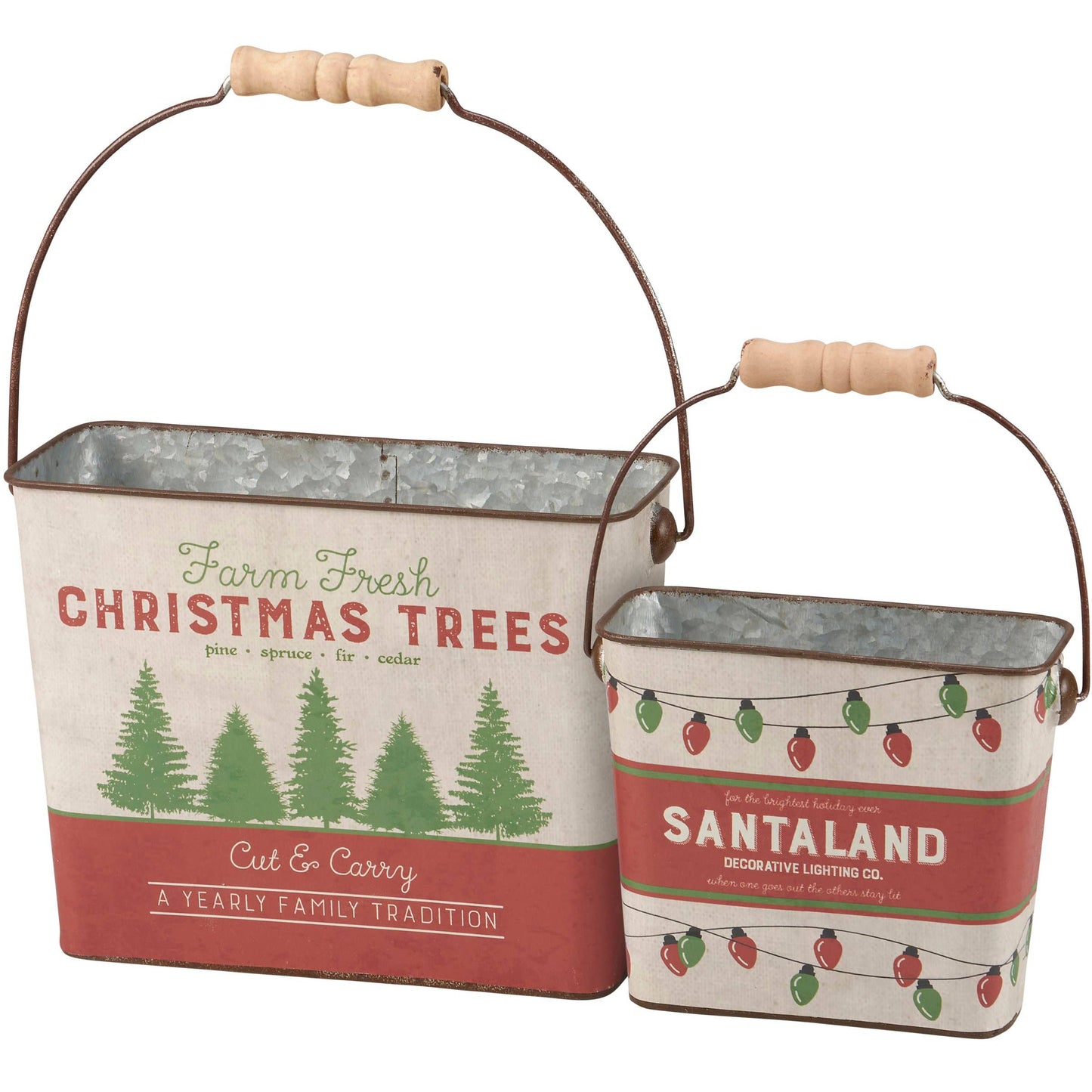 Santaland Bucket Set