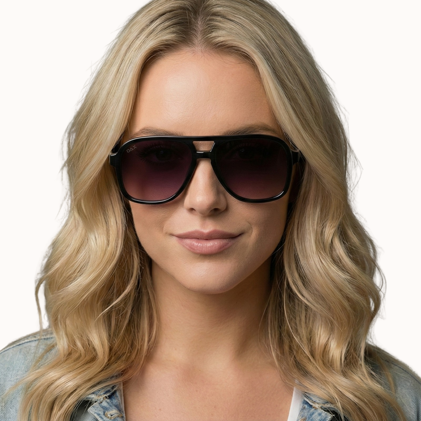 Dax - Cruz - Unisex Aviator Sunglasses – Polarized Hair-Friendly