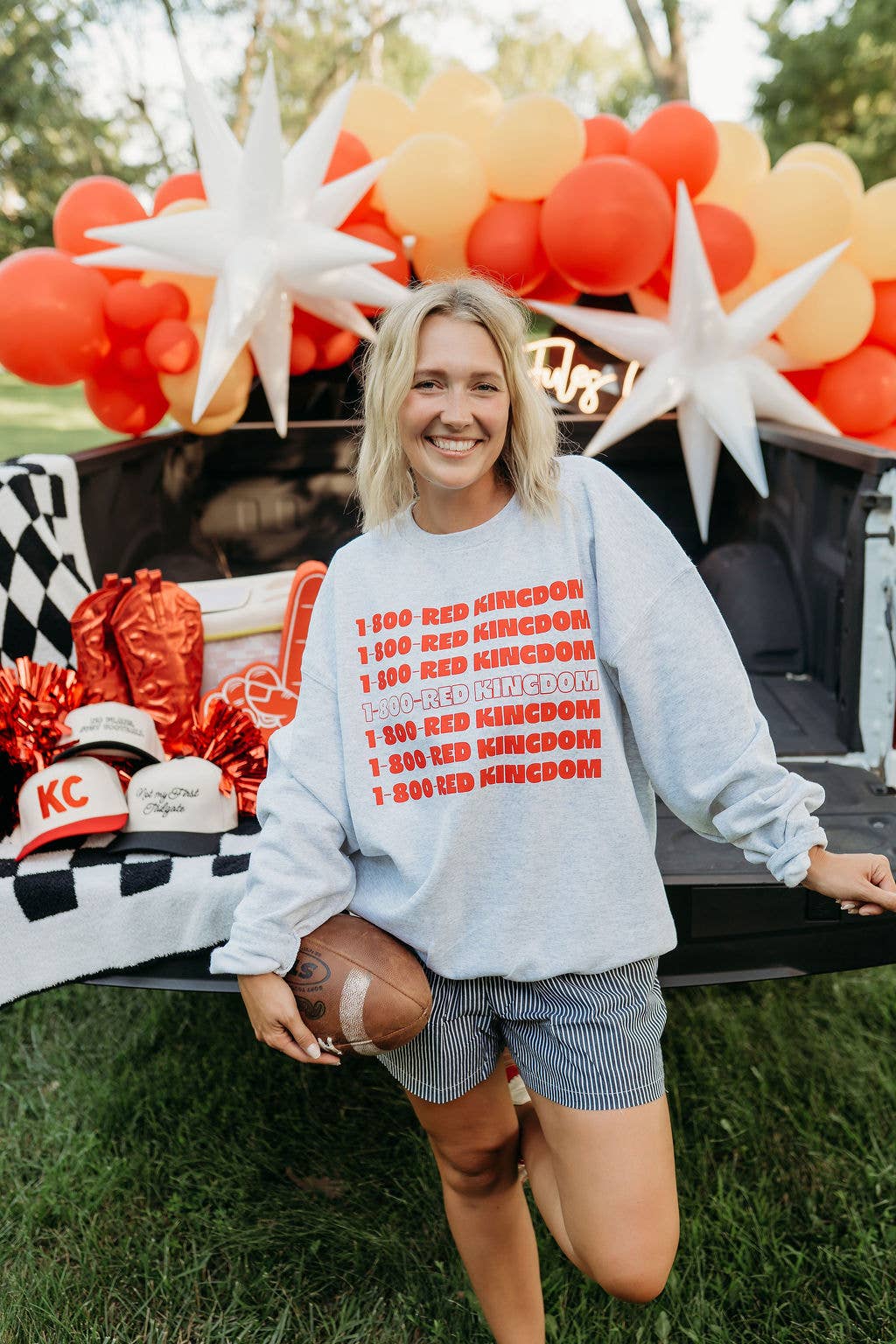1-800-Red Kingdom Sweatshirt