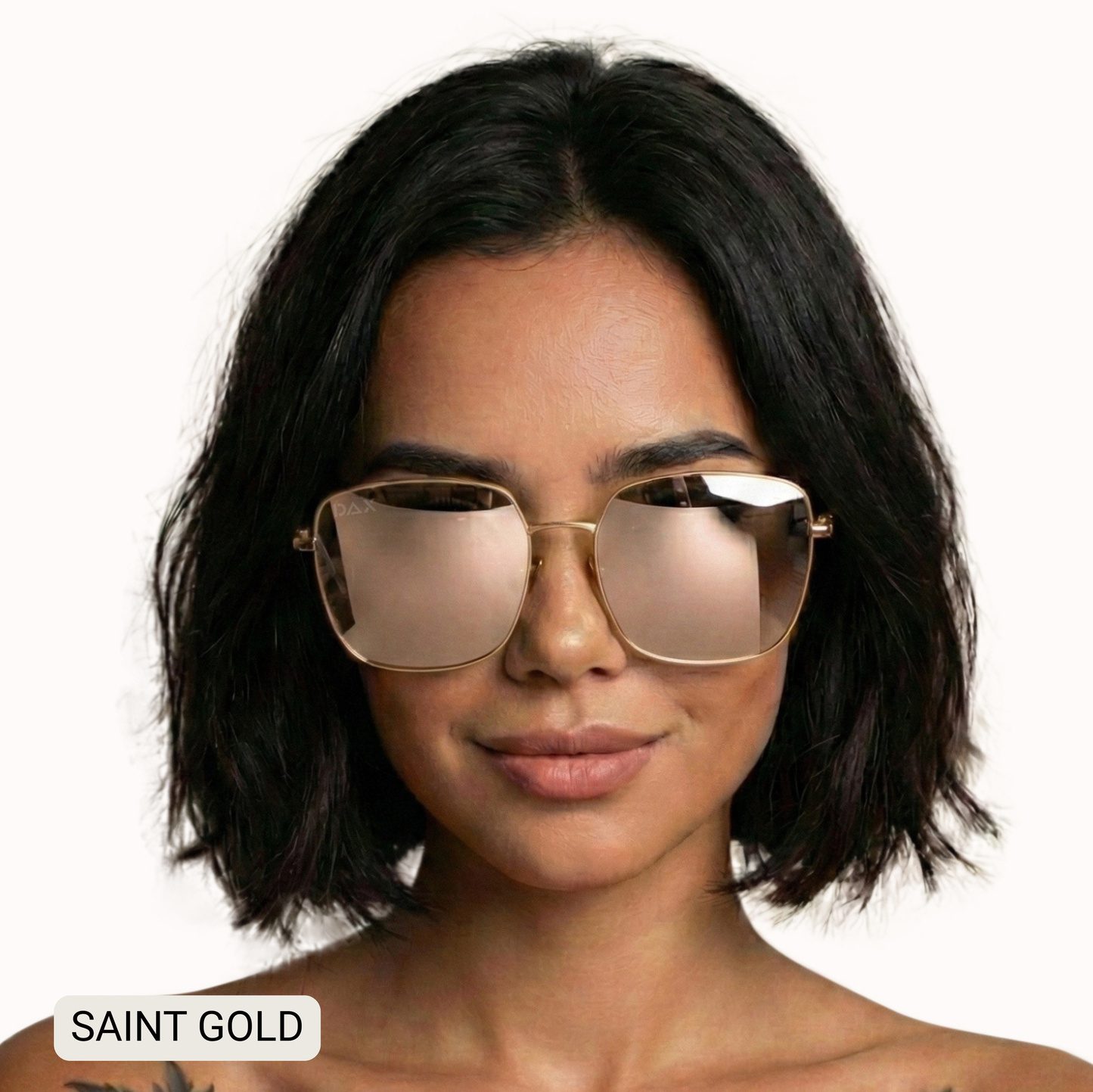 Dax- Saint - Women's Polarized Oversized Square Sunglasses