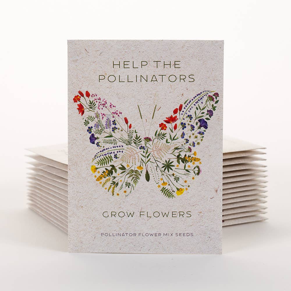 Help Pollinators Kraft Butterfly Pollinator Wildflower Mix