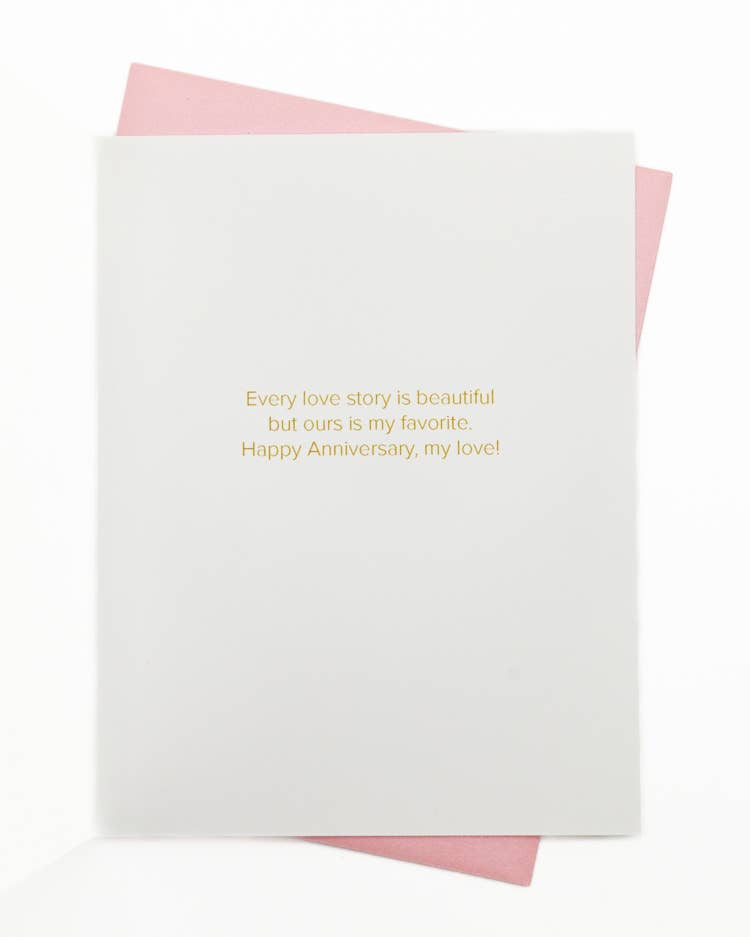 'Cranes in Love' Anniversary Greeting Card