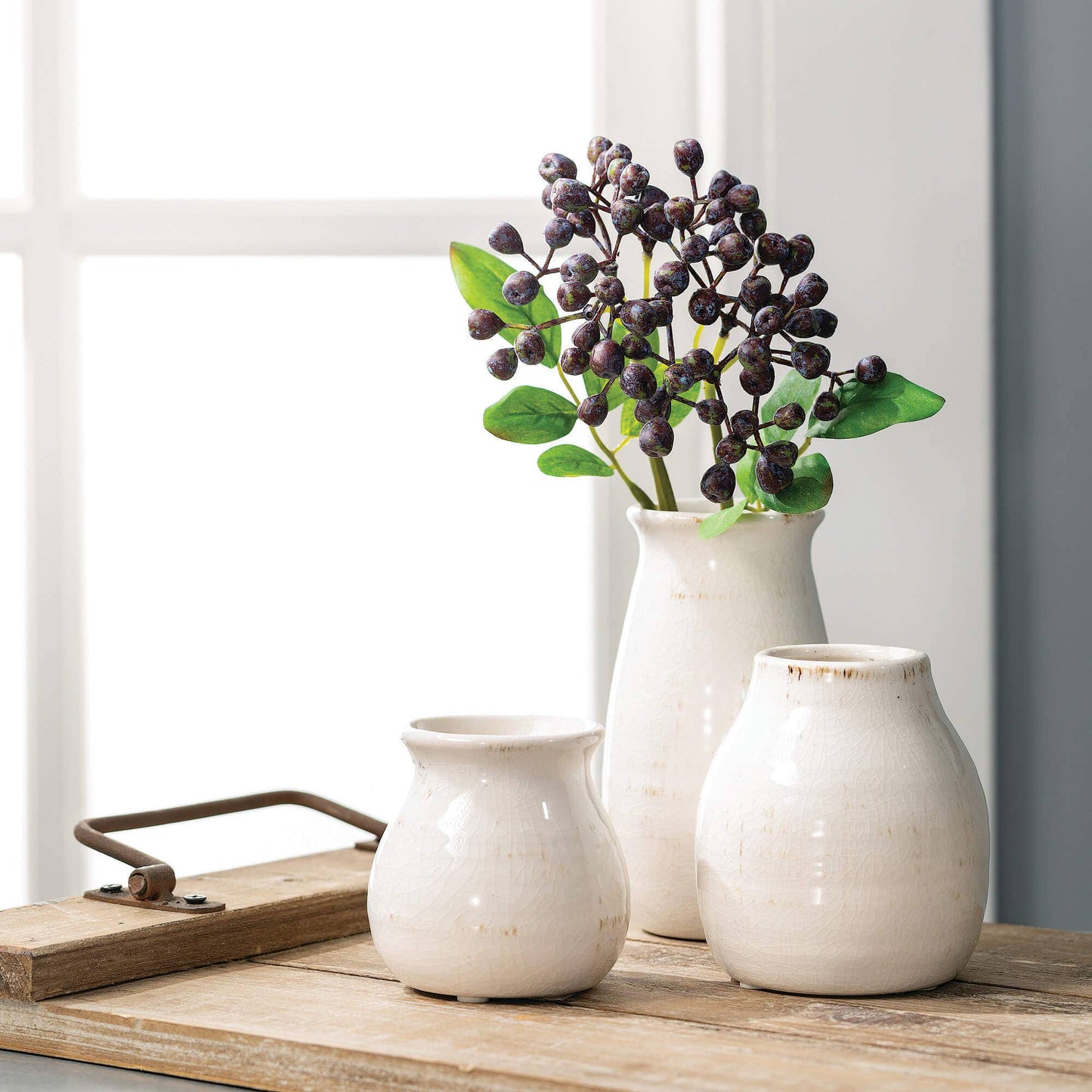 White Glossy Vase