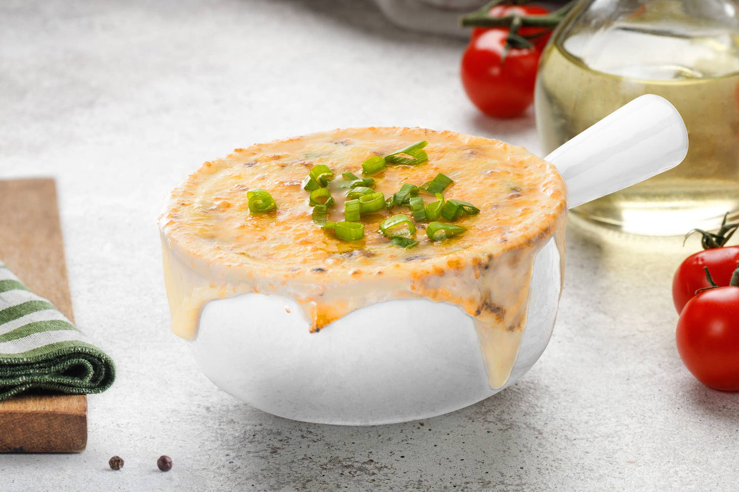 Kook French Onion Soup Crocks, Ceramic, 18 oz, Set of 4