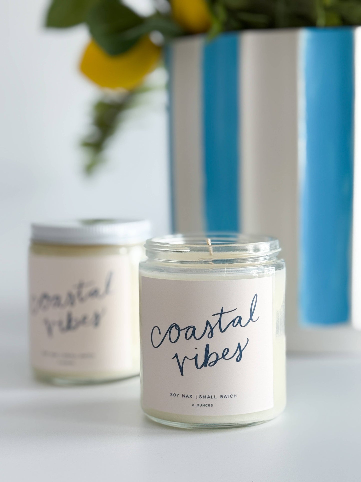 Coastal Vibes Candle | Floral + Amber