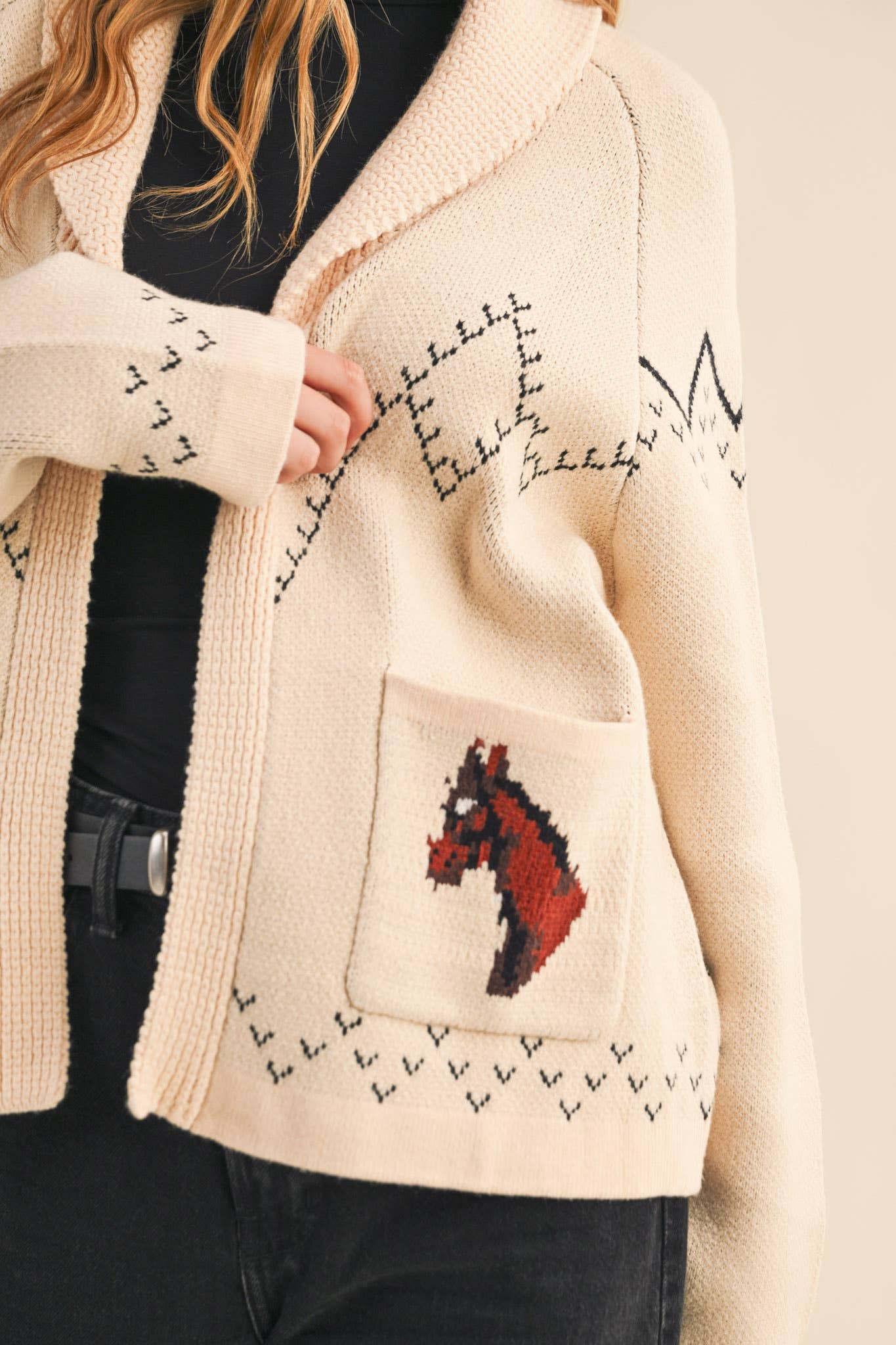 Horse Knit Cardigan