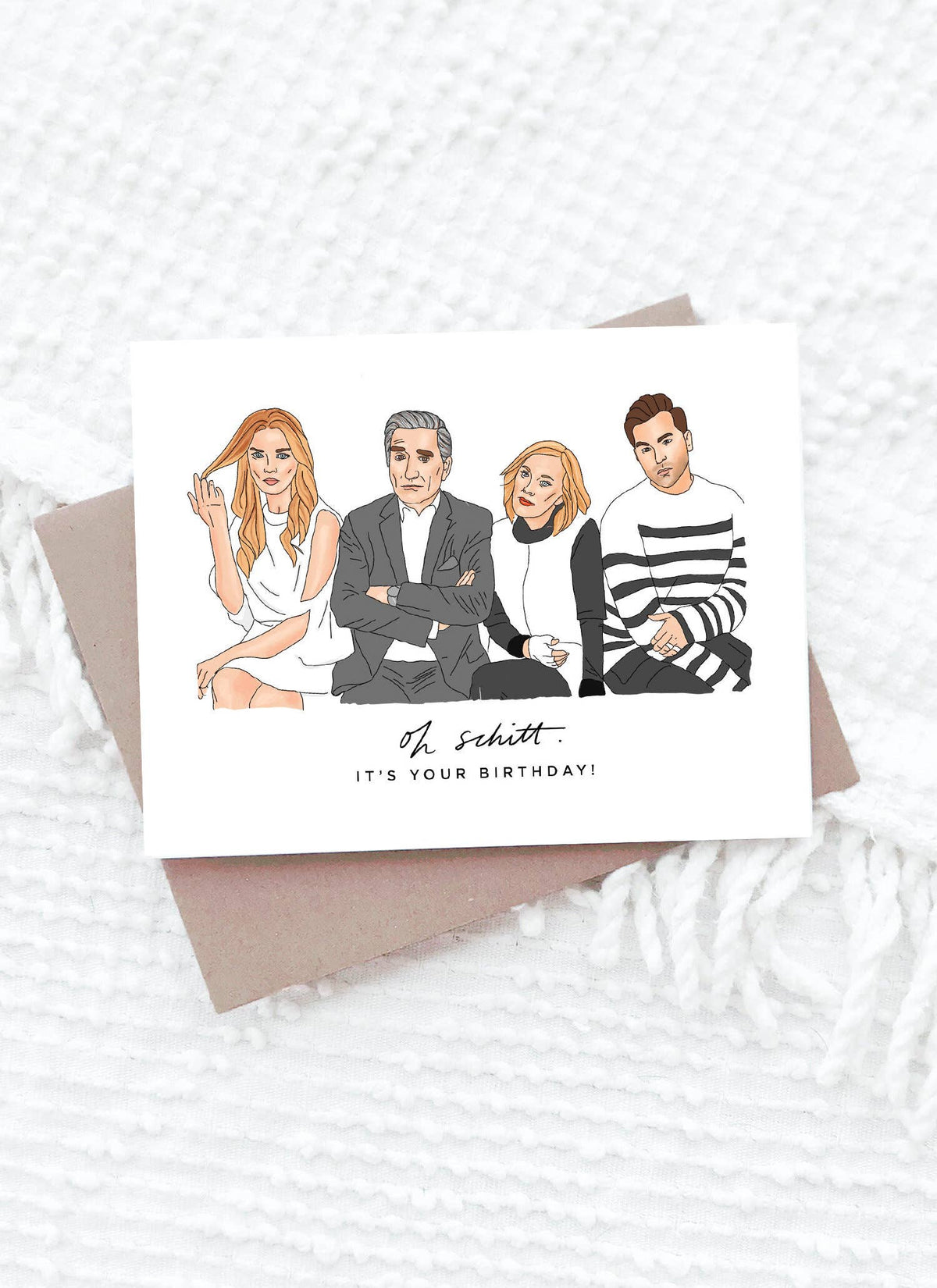 Oh Schitt Birthday Card