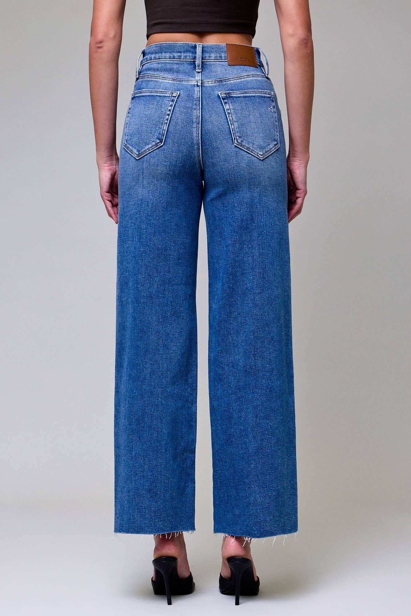 Medium Dark Clean Stretch Dad Jeans