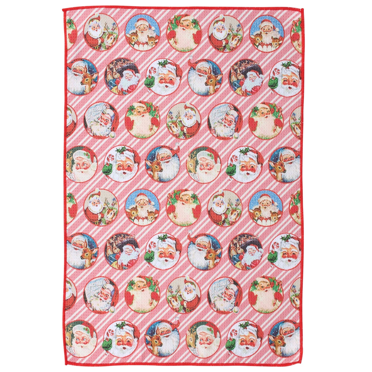 Santa Faces Kitchen Towel