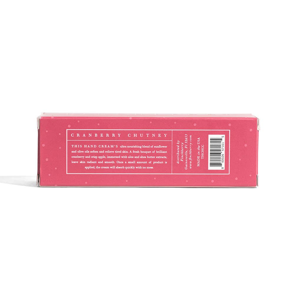 Cranberry Chutney Stocking Stuffer Holiday Travel Hand Cream