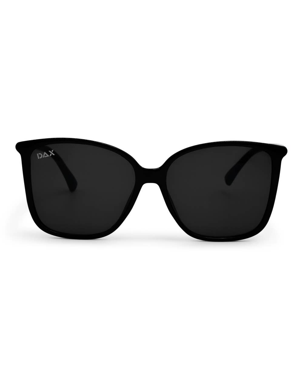 Dax - High Class Black - Oversized Square Sunglasses