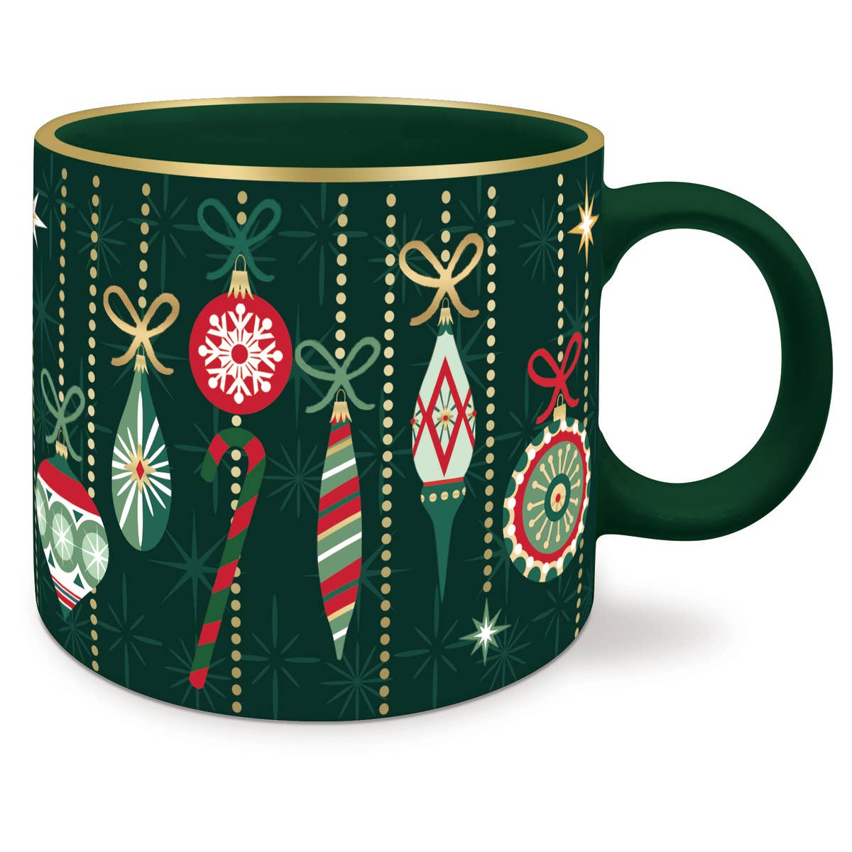 Mug Ceramic Vintage Ornaments