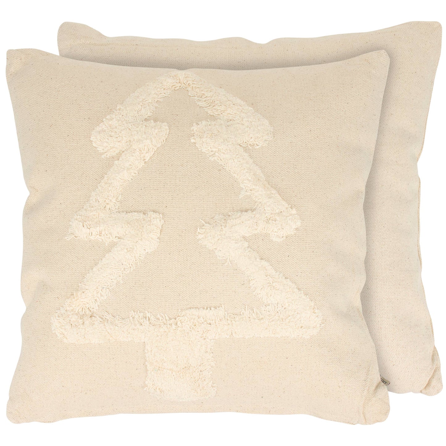 Tufted Christmas Tree Pillow