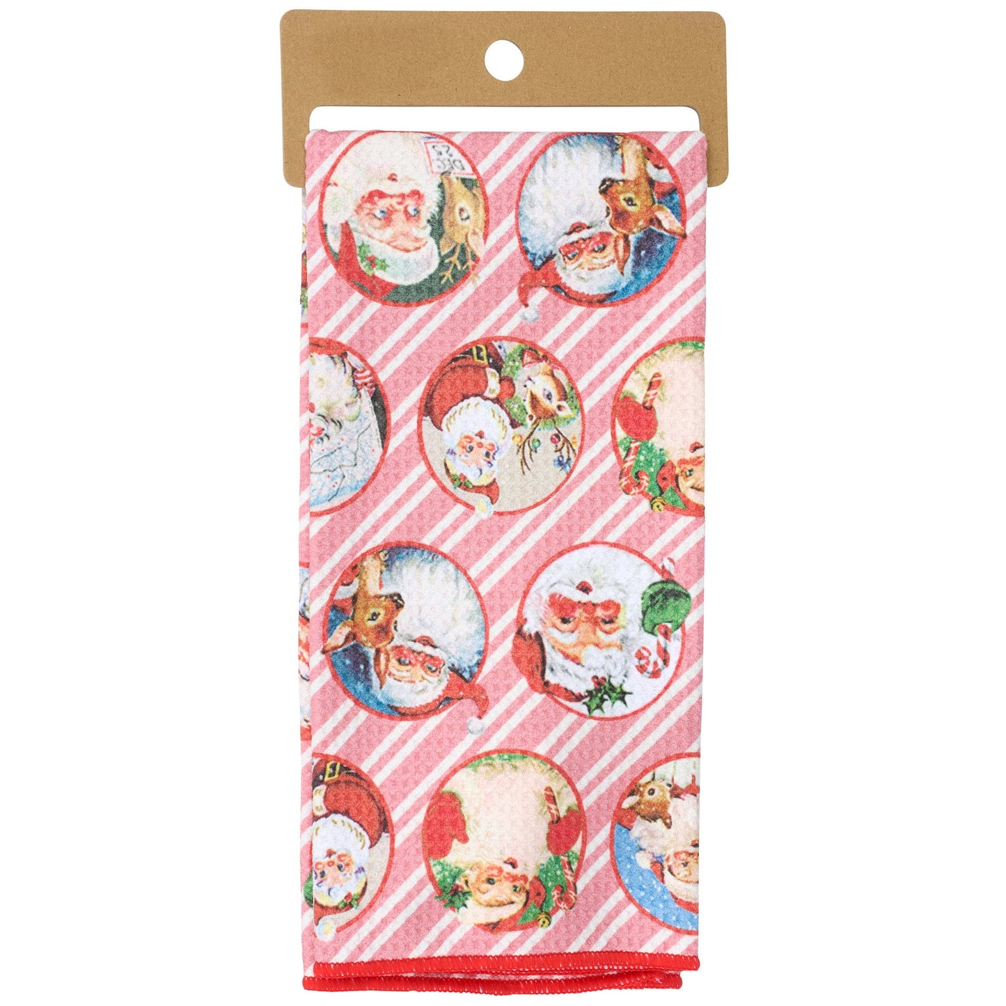 Santa Faces Kitchen Towel
