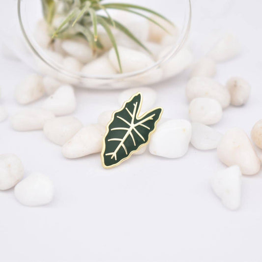 Alocasia Plant Enamel Pin