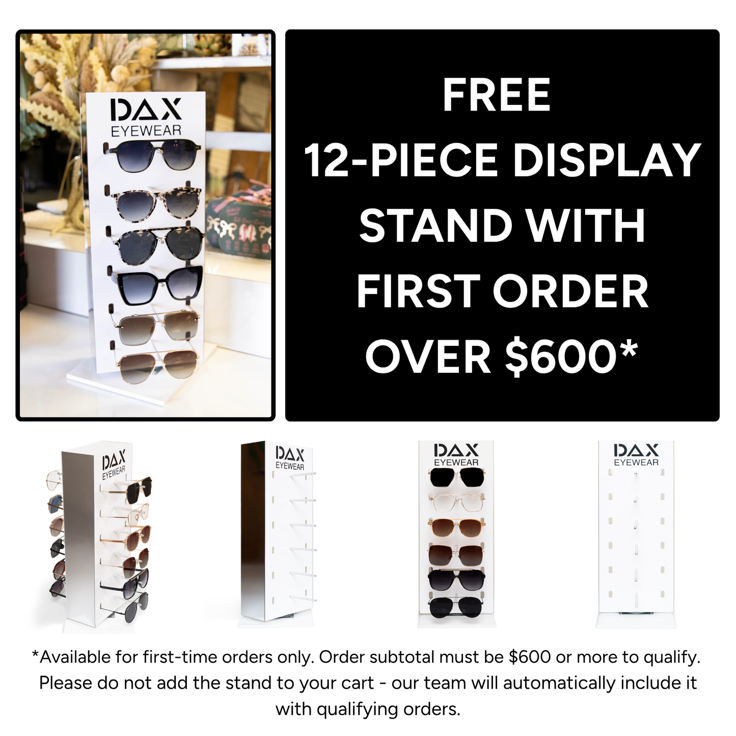 DAx - Ella - Women's Oversized Square Sunglasses