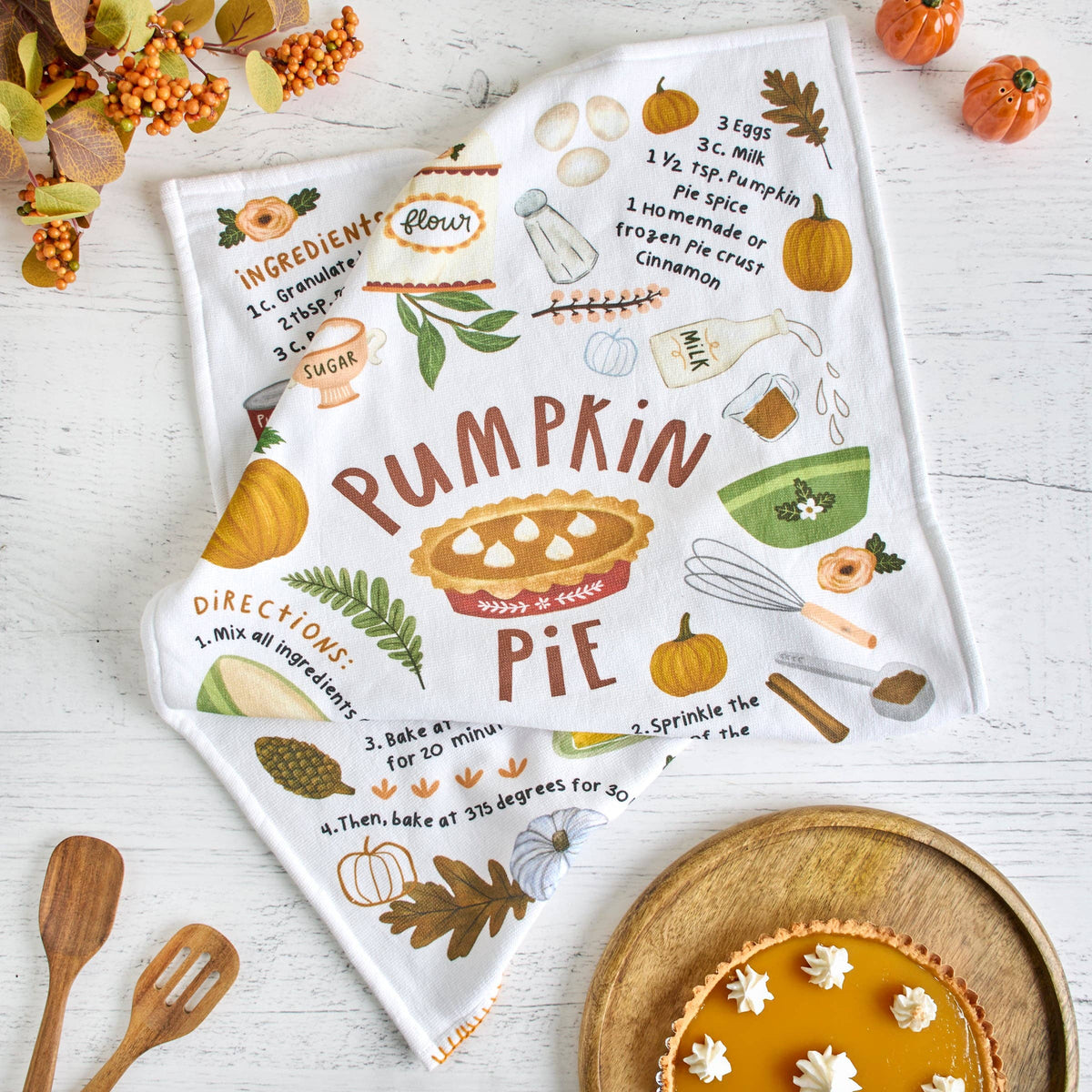Pumpkin Pie Kitchen Towel
