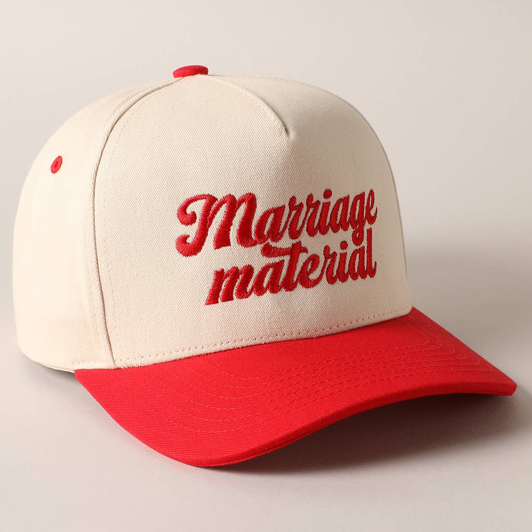 Marriage Material Two Tone Trucker Hat