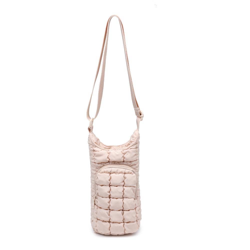 Let It Flow - Quilted Puffer Water Bottle Crossbody