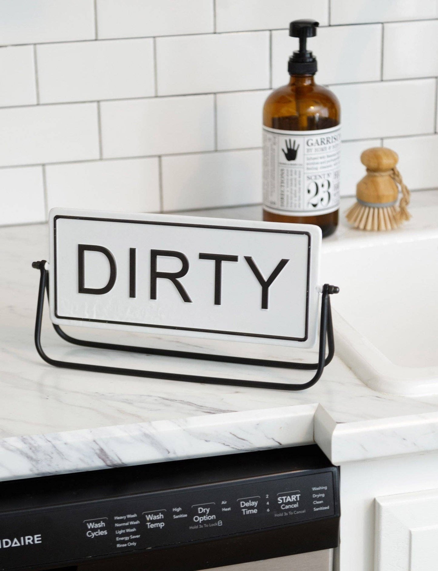 Clean/Dirty Flip Sign