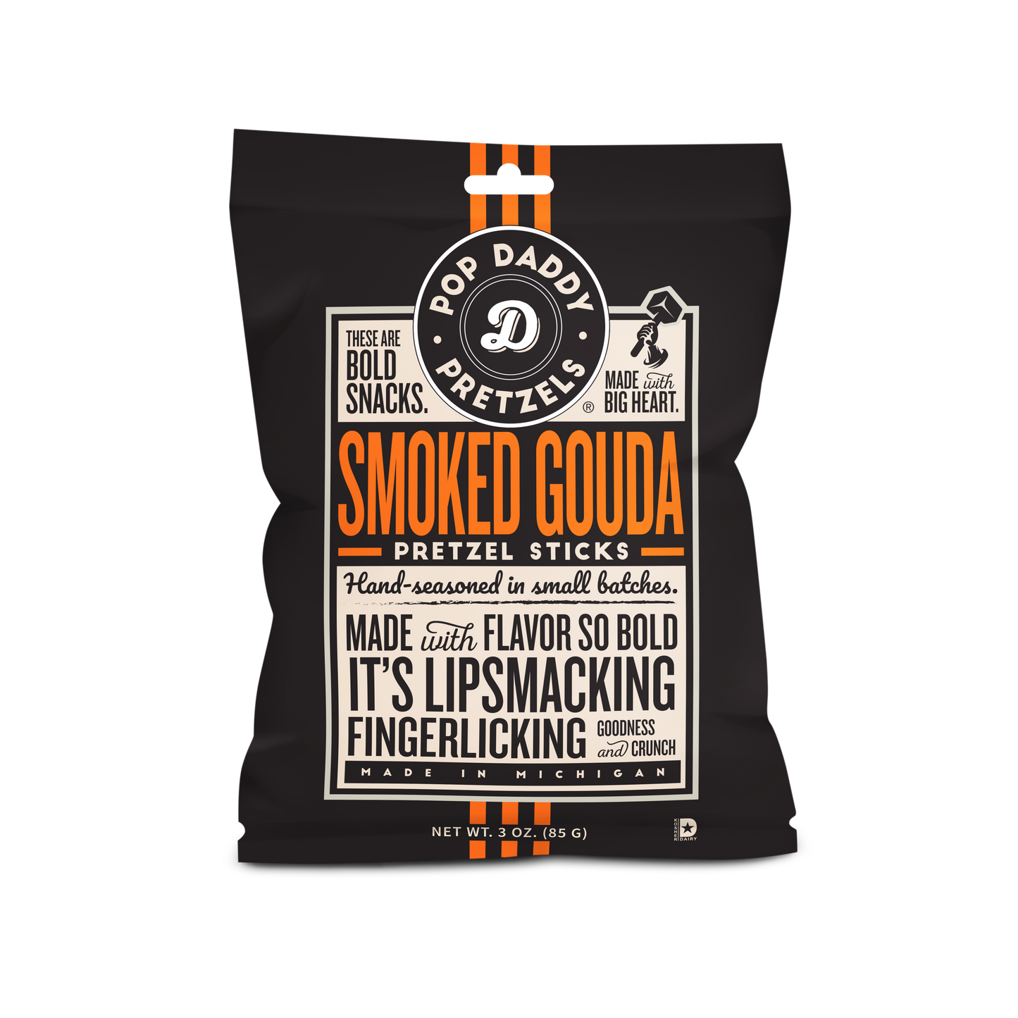 Seasoned Pretzels - 3oz. - Smoked Gouda