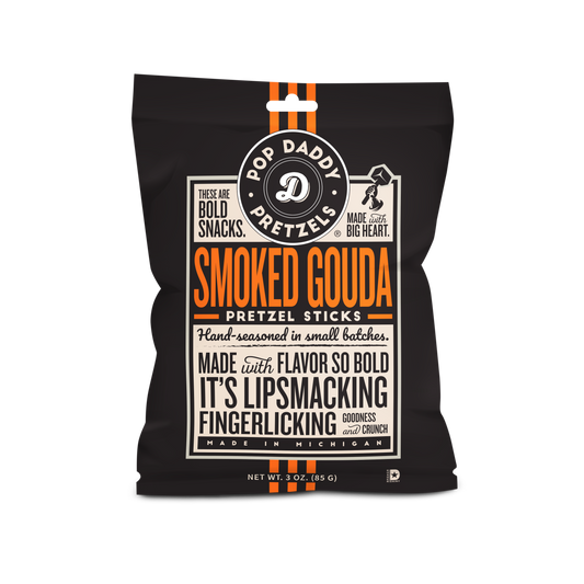 Seasoned Pretzels - 3oz. - Smoked Gouda