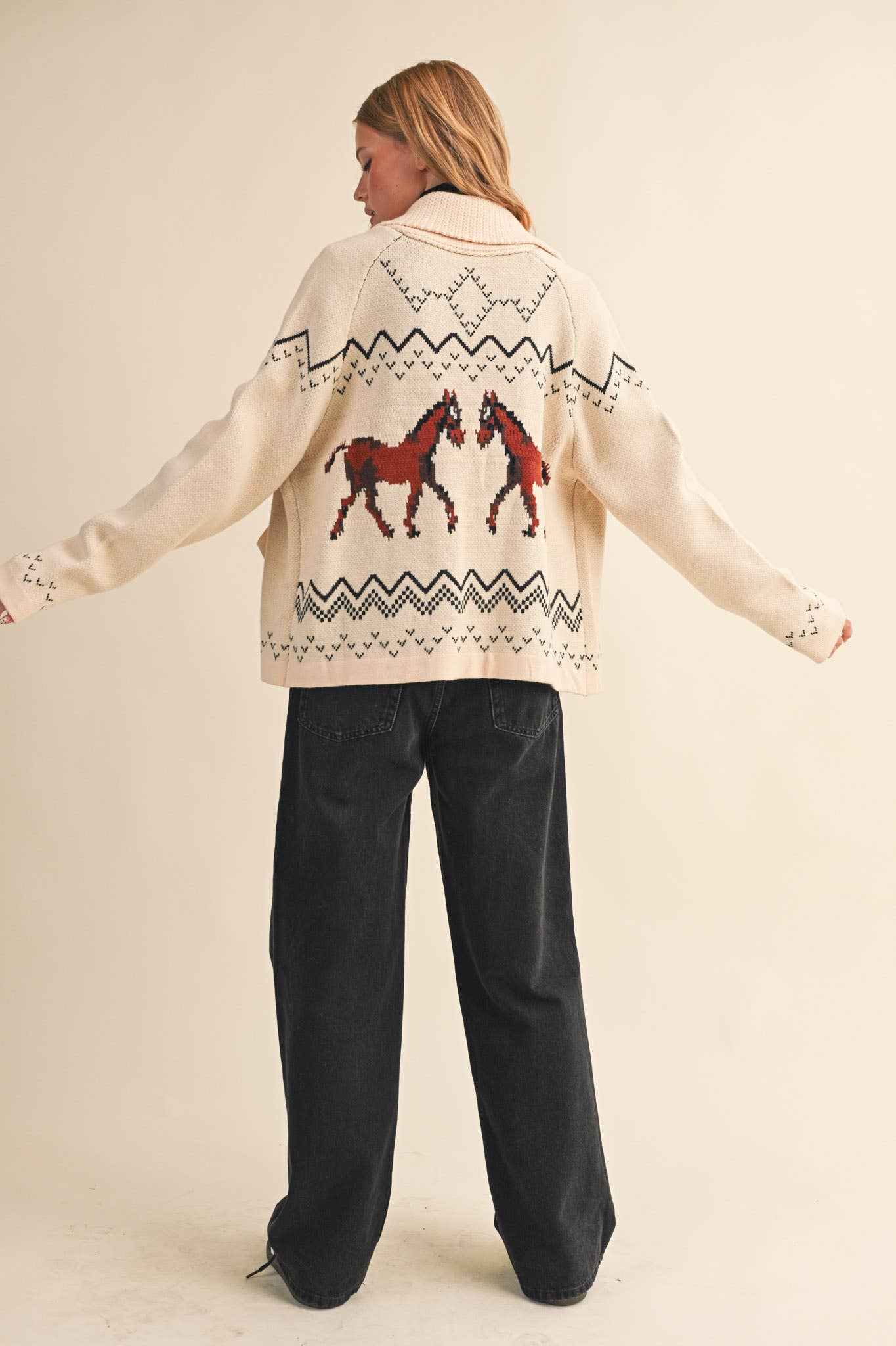 Horse Knit Cardigan